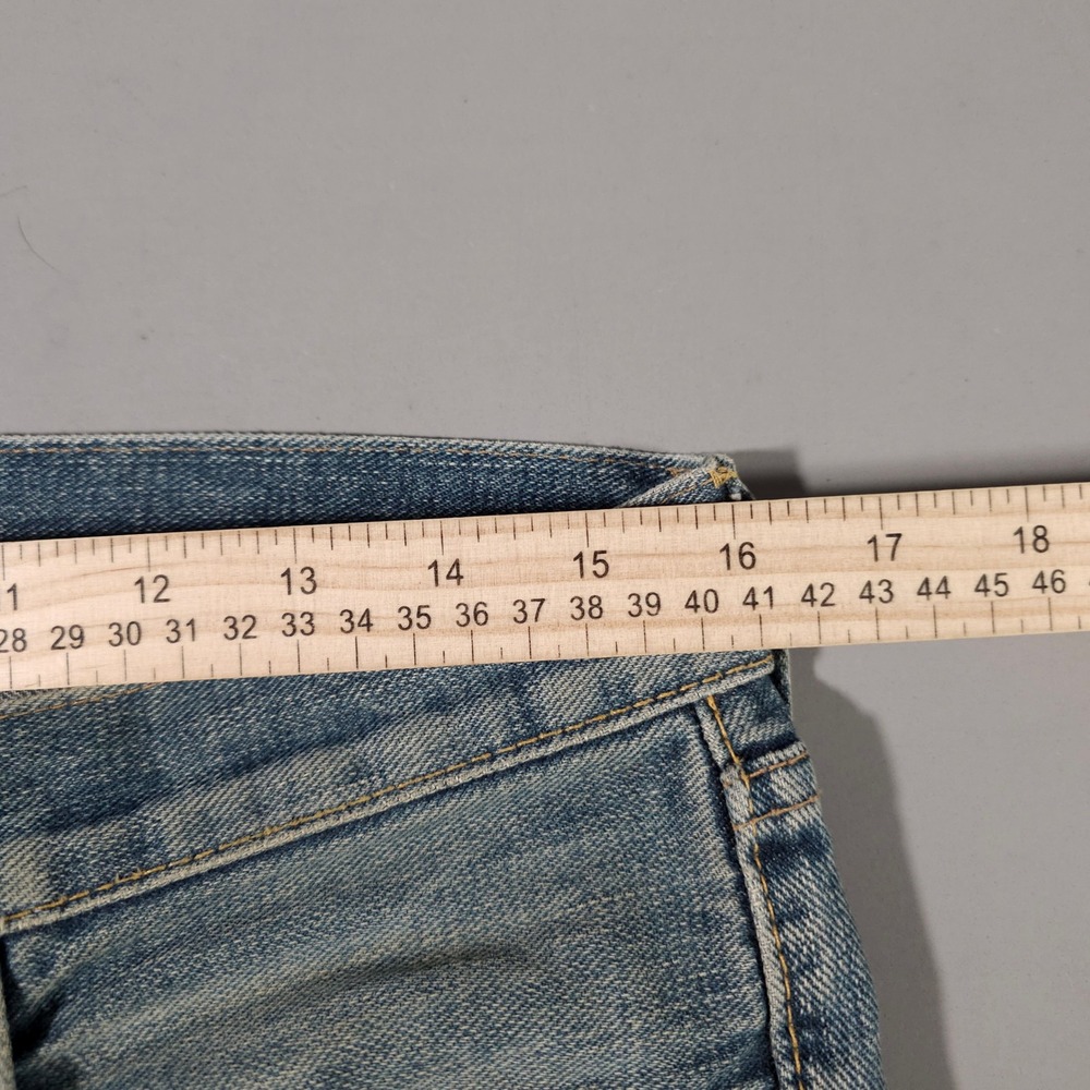 Double RL RRL Slim Fit Jeans Mens 32x32 Blue Japanese Selvedge Denim Made in USA - Picture 6 of 12